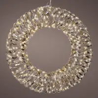 Vianočný veniec MICROLED 38CM 490406 WW ZEW GOLD