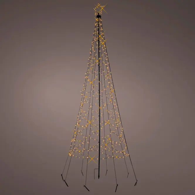 Vianočný stromček LED 320CM 490474 WW ZEW BLACK