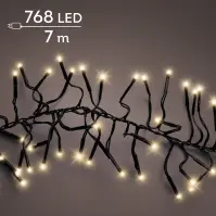 Vianočné svetielka LED 768L 494954 WW ZEW BLACK