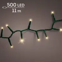 Vianočné svetielka LED 500L 495522 WW ZEW GREEN