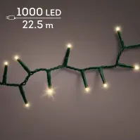 Vianočné svetielka LED 1000L 495524 WW ZEW GREEN
