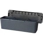 Balkónový kvetináč RATTAN 60CM sivý