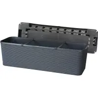 Balkónový kvetináč RATTAN 60CM sivý