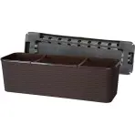 Balkónový kvetináč RATTAN 60CM wenge