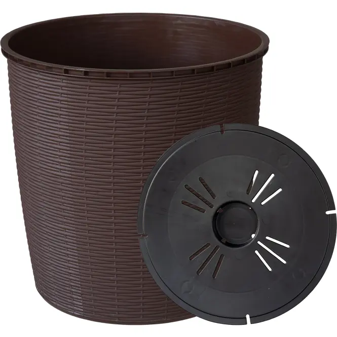 Kvetináč RATTAN 26L hnedý
