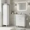 Kúpeľňová skrinka s umývadlom Claso 50 cm biela,3