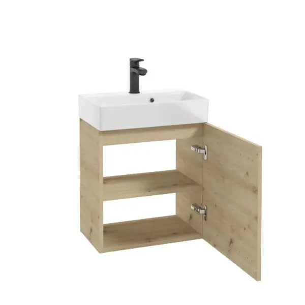 Kúpeľňová skrinka pod umývadlo Faro 50 cm dub artisan