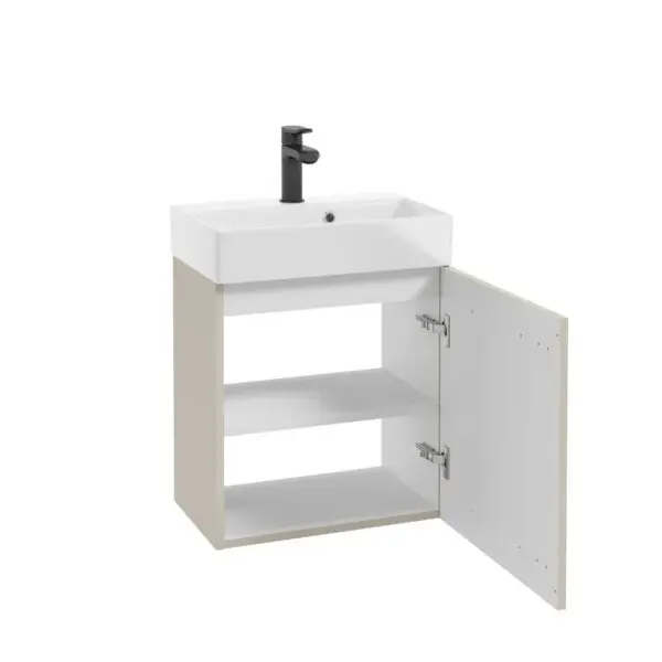 Kúpeľňová skrinka pod umývadlo Faro 50 cm kašmír