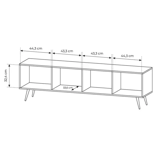 TV stolík Amaro D 183 4d dub dunin,4
