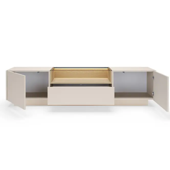 TV stolík Hiro Beige E 176 2d1s béžová