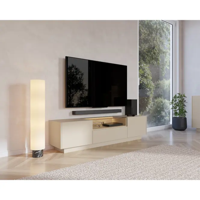 TV stolík Hiro Beige E 176 2d1s béžová