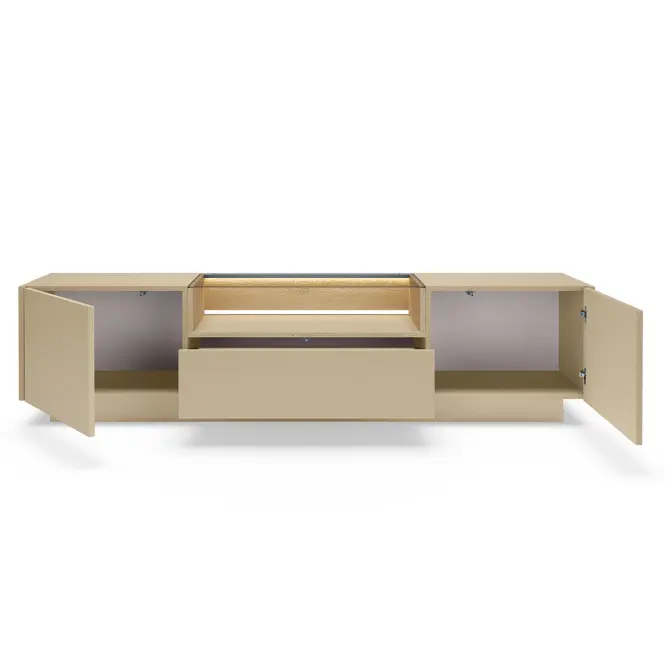 TV stolík Hiro Cocoa E 176 2d1s cocoa
