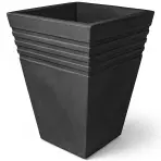 Kvetináč Modena 3680 štvorcový 28x28x38 antracit