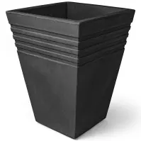 Kvetináč Modena 3680 štvorcový 28x28x38 antracit