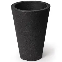 Kvetináč Capri 3600 okrúhly 24x35 antracit