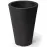 Kvetináč Capri 3600 okrúhly 24x35 antracit