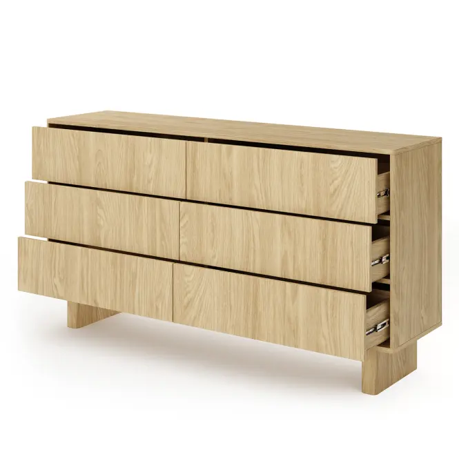 Komoda Nabu E 153 6s Dub naolejovaný