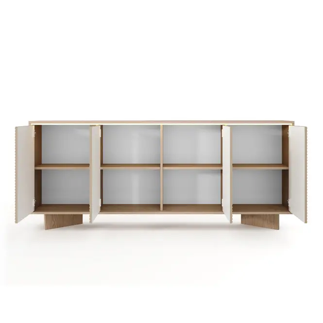 Komoda Semi B 204 4d Boliwar prírodný