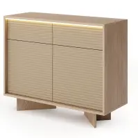 Komoda Semi D 104 2d2s Boliwar prírodný