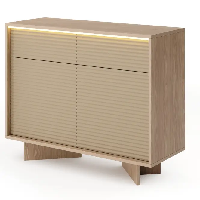Komoda Semi D 104 2d2s Boliwar prírodný