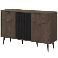 Komoda 130 Marley 10 3d3s Baltic Storm/Čierna