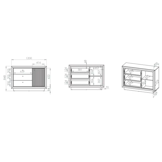 Komoda Solo 06 Kašmír,12