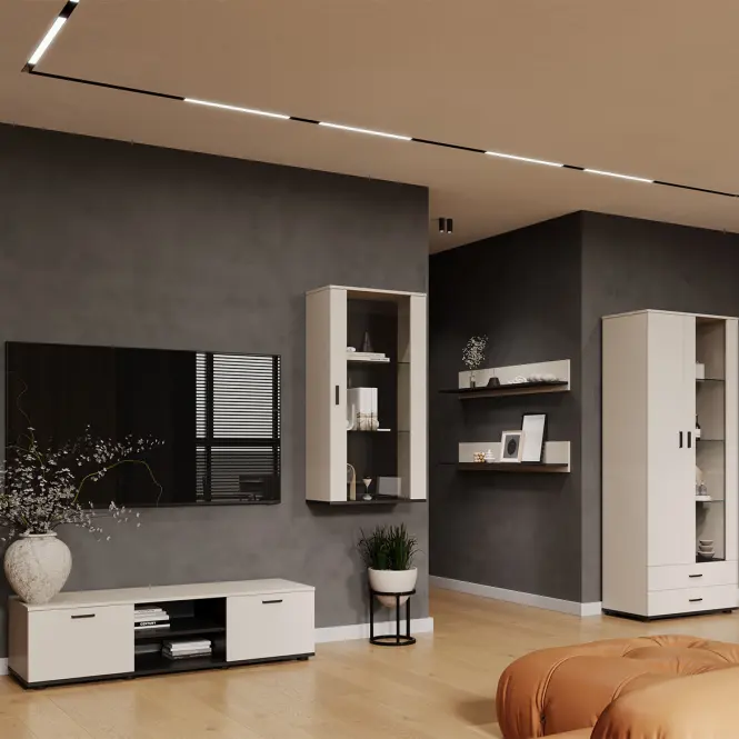 Komoda S7 Soho Kašmír+ Čierna