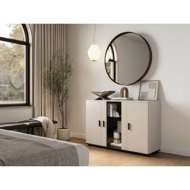 Komoda S7 Soho Kašmír+ Čierna