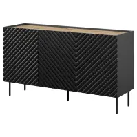 Komoda 150 3d2sz Onda Čierna