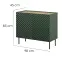 Komoda 2d Onda Green/Artisan,2