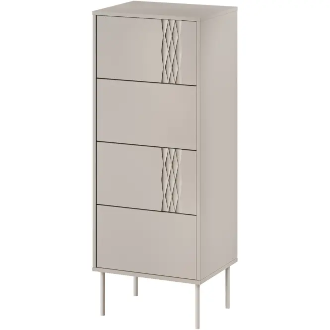 Komoda 4s Tresse 6 Béžová