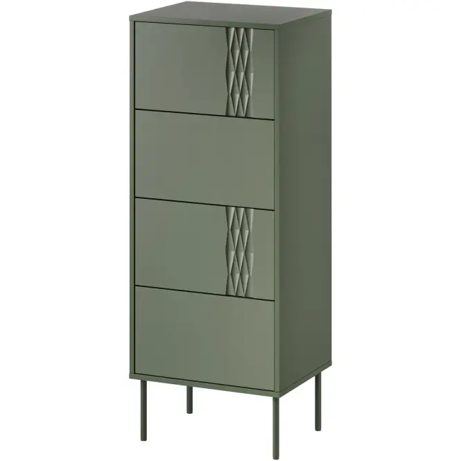 Komoda 4s Tresse Zelená