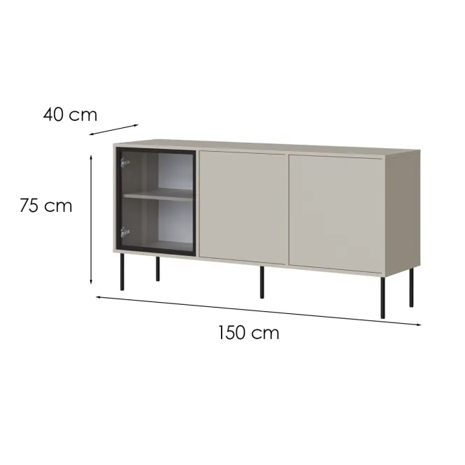 Komoda 150 3d Domi Kašmír,2