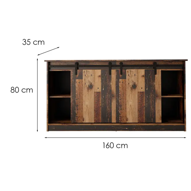 Komoda Granero Old Wood,3