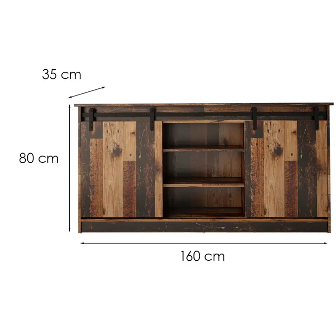 Komoda Granero Old Wood,4