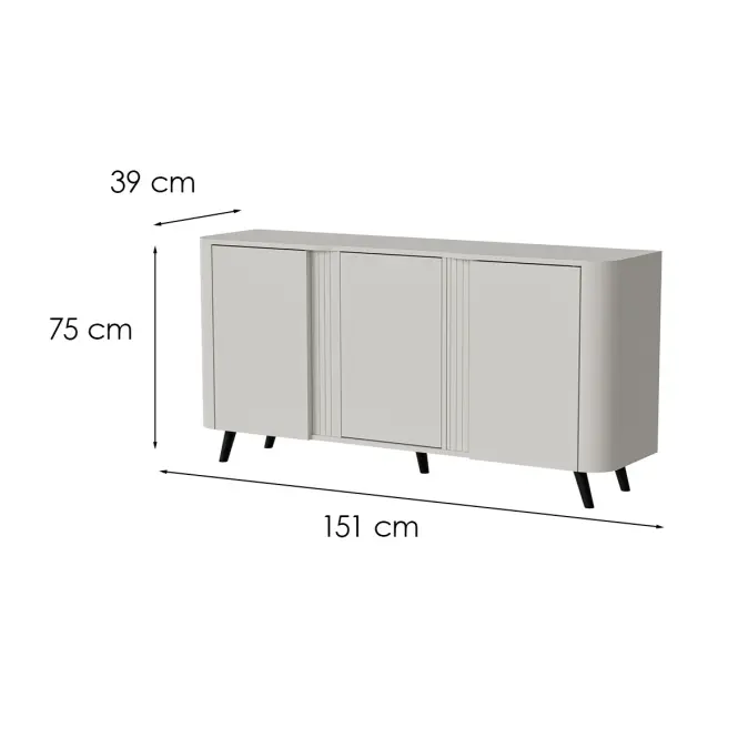 Komoda 150 3d Volare Kašmír,2