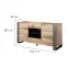 Komoda Wood Ii Wotan/ Antracit,2