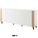 Komoda Faro Biela/ Biela + Dub Craft