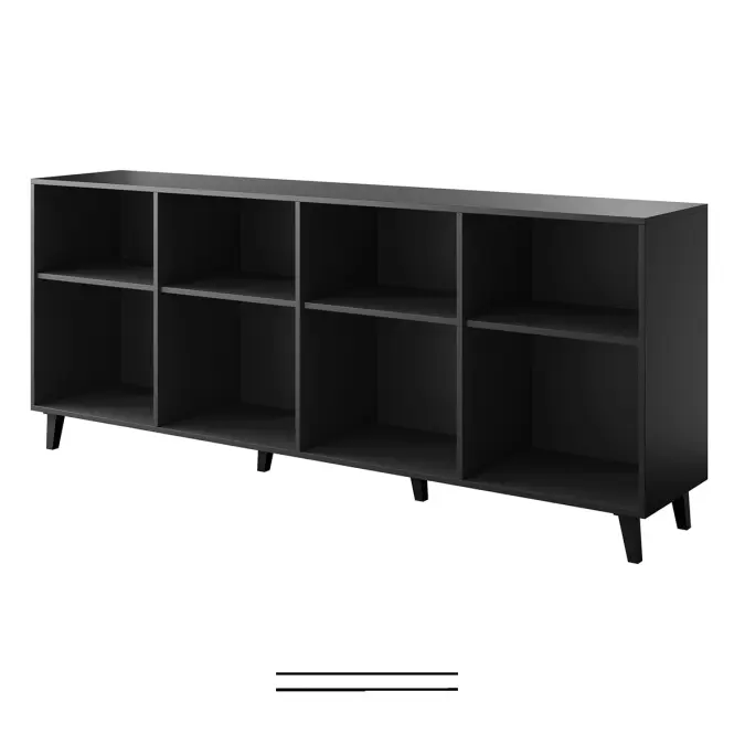 Komoda Faro Čierna/ Čierna+ Dub Craft