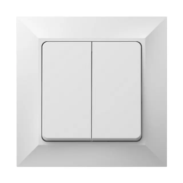 Dvojitý konektor MILA WHITE