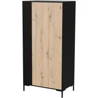Skriňa Merci Dub Artisan / Čierna
