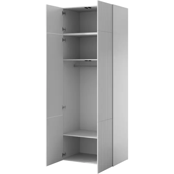Skriňa 90 2d Pafos Biela,4