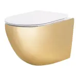 Závesná WC misa Carlo Mini Tornado NFQ Gold White