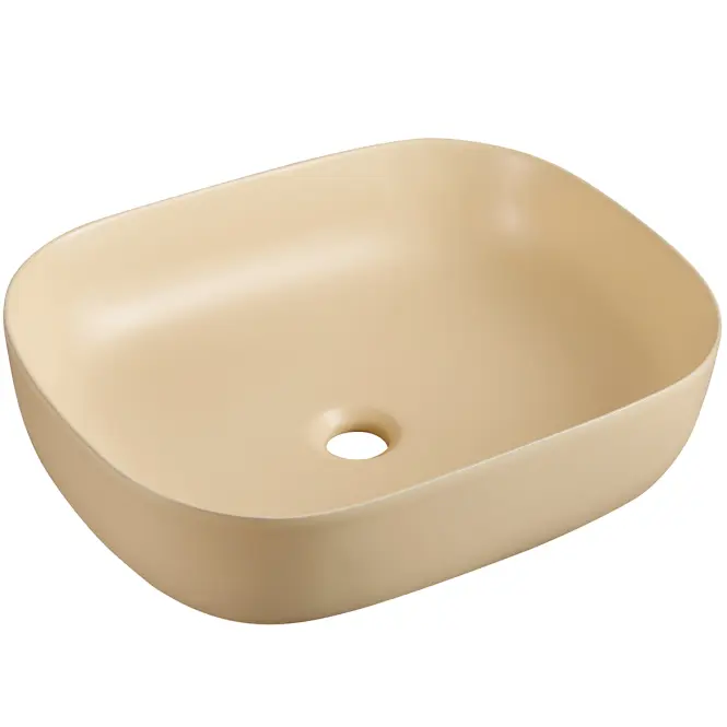 Umývadlo na dosku Larss beige matt 49