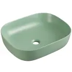 Umývadlo na dosku Larss green matt 49
