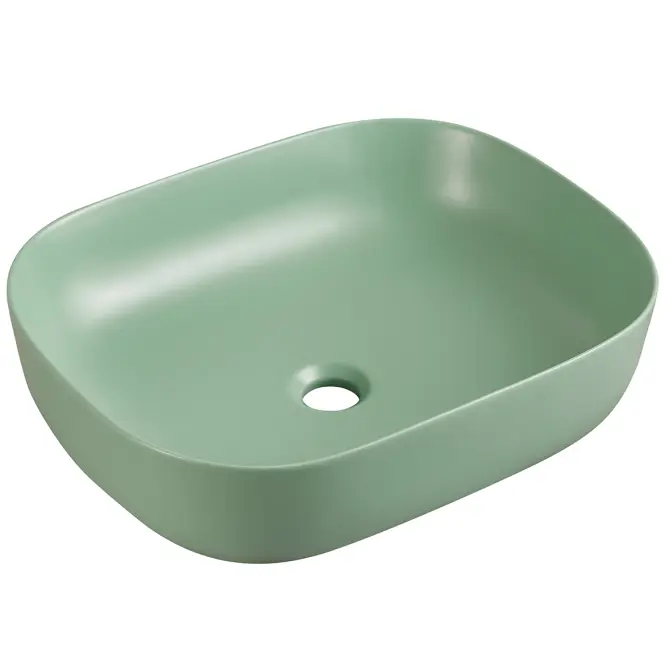 Umývadlo na dosku Larss green matt 49
