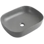Umývadlo na dosku Larss grey matt 49