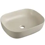 Umývadlo na dosku Larss ivory matt 49