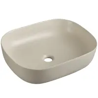 Umývadlo na dosku Larss ivory matt 49