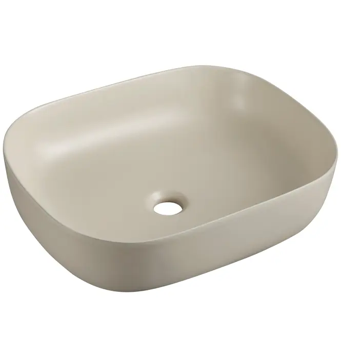 Umývadlo na dosku Larss ivory matt 49